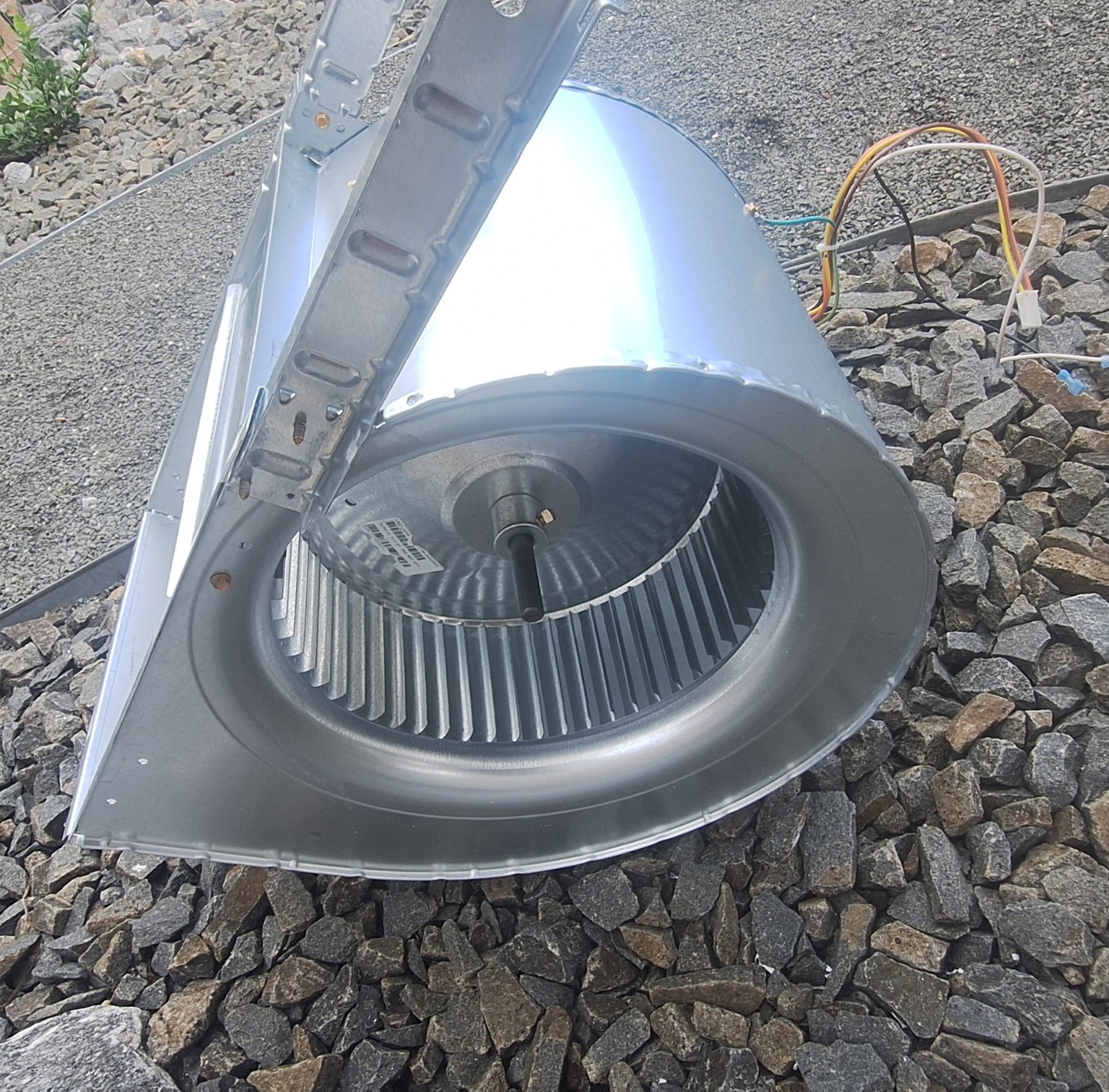 Blower wheel after cleaning
